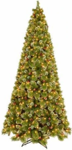 Verona Narrow Pre-Lit Artificial Christmas Tree