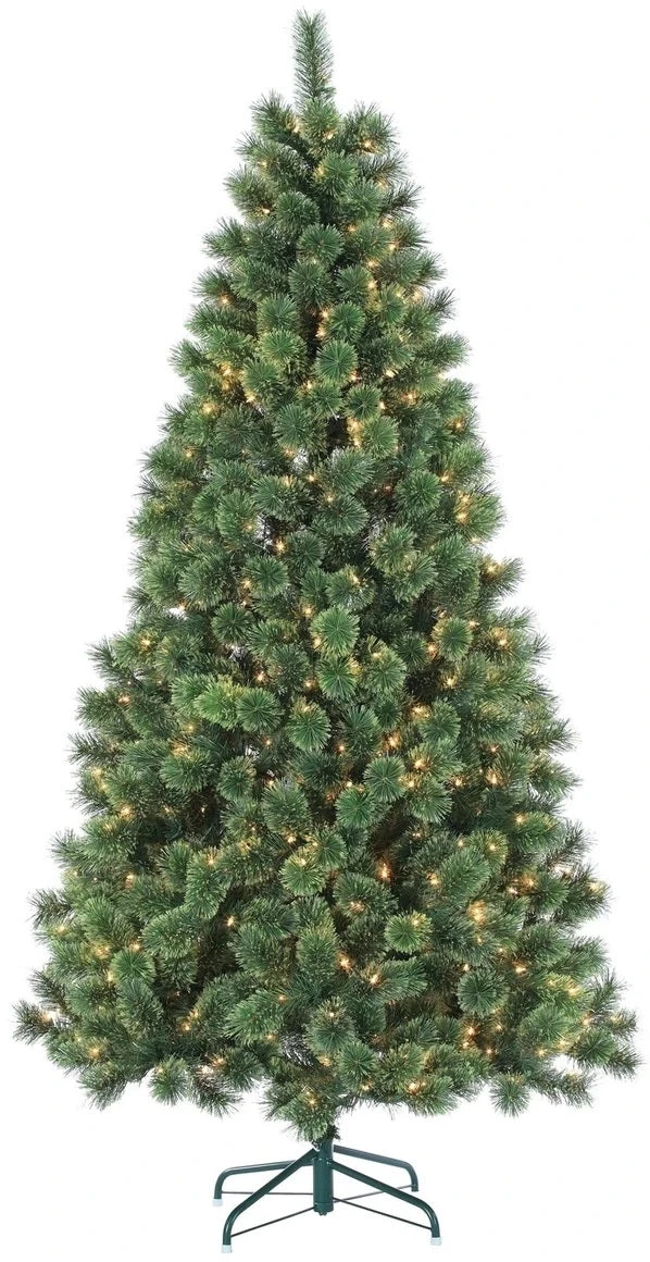 7' Pre-Lit Hudson Cash Pine Artificial Christmas Tree