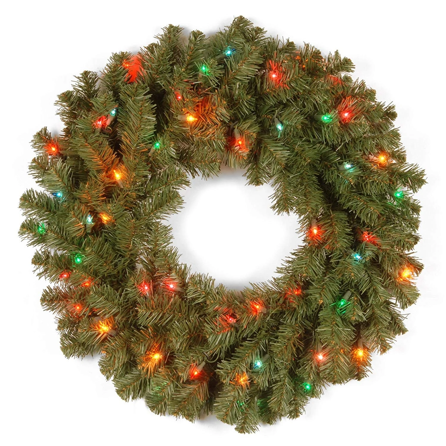 24" Albany Fir Artificial Christmas Wreath 6 24" Albany Fir Artificial Christmas Wreath - Image 4