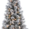4.5' Snowy Canyon LED Mixed Needle Artificial Christmas Pine Tree -Deals AMS Store 088673