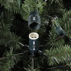 Pre-Lit LED Color Blast Lincoln Fir Quick Set Artificial Christmas Tree With Remote Control 16 Pre-Lit LED Color Blast Lincoln Fir Quick Set Artificial Christmas Tree With Remote Control -Deals AMS Store 094215 4