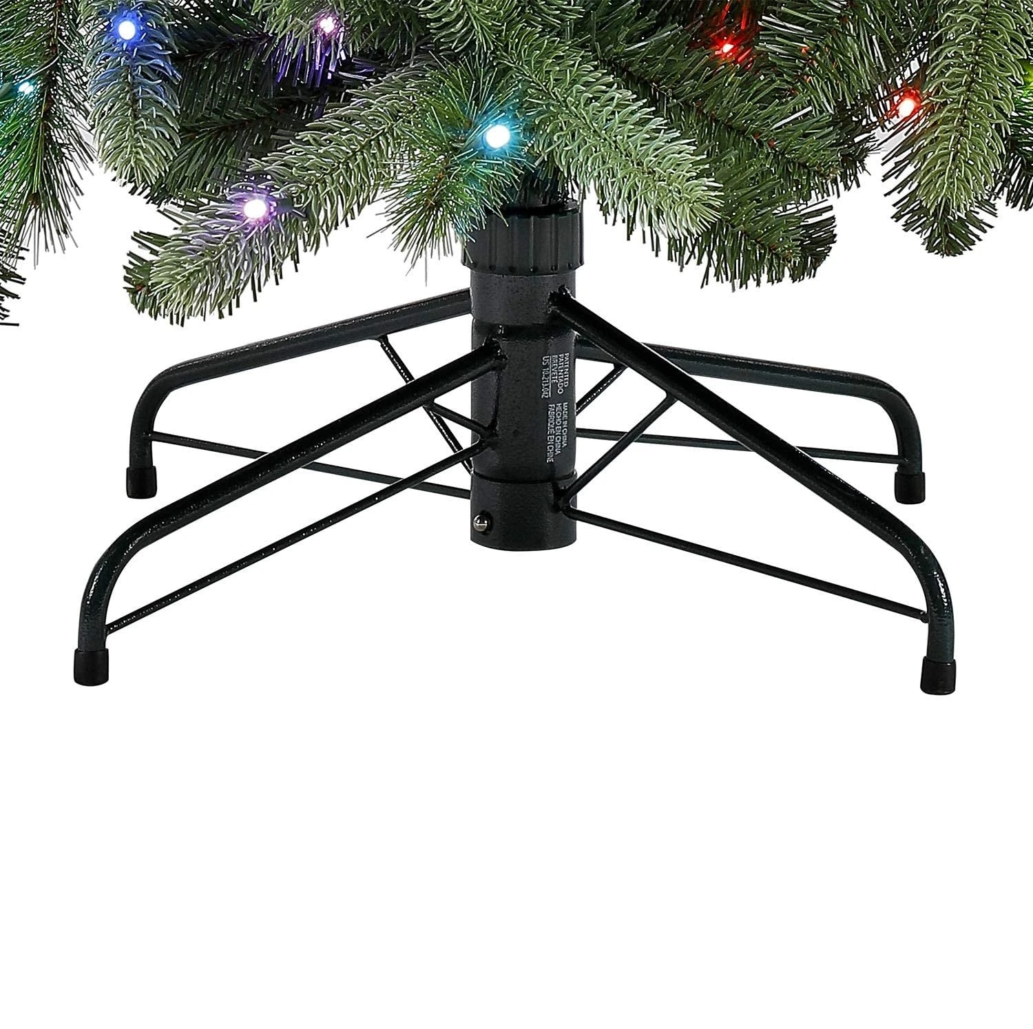 Pre-Lit LED Color Blast Lincoln Fir Quick Set Artificial Christmas Tree With Remote Control 6 Pre-Lit LED Color Blast Lincoln Fir Quick Set Artificial Christmas Tree With Remote Control - Image 4