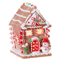 5.5" Lighted Gingerbread House Christmas Decoration -Deals AMS Store 095147 5