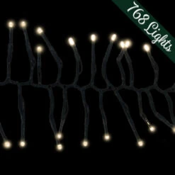 768 LED Twinkling Cluster Rice Christmas Lights On A Reel -Deals AMS Store 095633 2