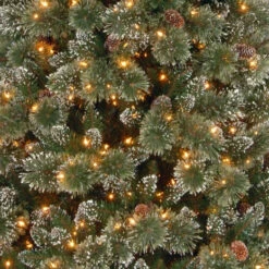 7.5' Crystal Elegance Pine PowerConnect™ Pre-Lit Artificial Christmas Tree -Deals AMS Store 129053 2