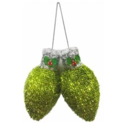 3D 2-Piece Tinsel Christmas Light Bulb Decorations -Deals AMS Store 138208 4