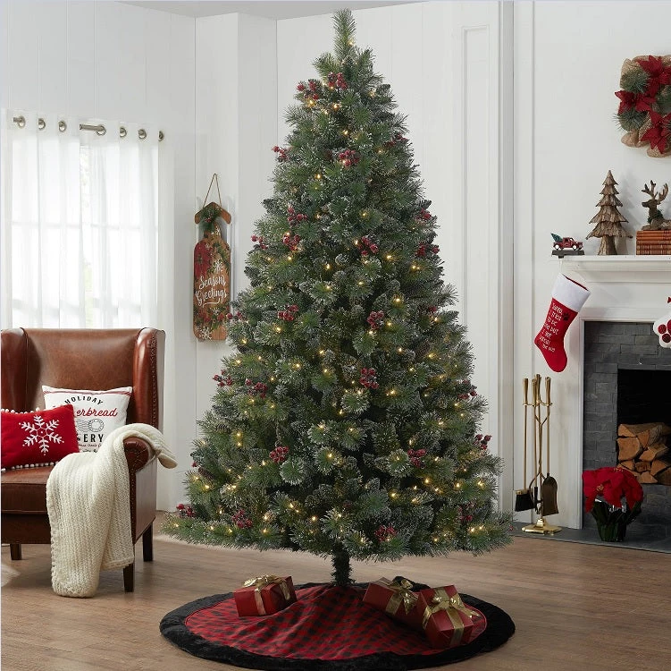7.5' Essex Pine Dual Instant Lite Pole Musical Pre-Lit Artificial Christmas Tree 4 7.5' Essex Pine Dual Instant Lite Pole Musical Pre-Lit Artificial Christmas Tree - Image 2