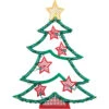 Lighted Christmas Tree With Stars Window Silhouette -Deals AMS Store 297691