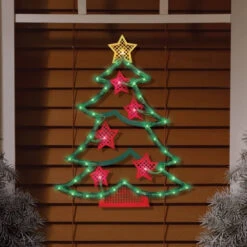 Lighted Christmas Tree With Stars Window Silhouette -Deals AMS Store 297691 2 2100fb06 b65a 4477 a59e 81edc7f7084e