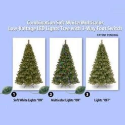Amherst Frasier Dual Color LED PowerConnect™ Pre-Lit Artificial Christmas Tree -Deals AMS Store 593ca254ae94376aac74881cf3472eb7