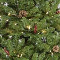 7.5' Westwood Spruce Narrow Profile Dual LED Pre-Lit Artificial Christmas Tree -Deals AMS Store 6d9216df90f98440b923749ff162f9bd