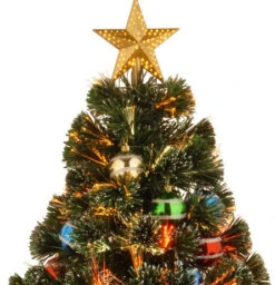 4' Fiber Optic Fireworks Artificial Christmas Tree With Glittered Ball Ornaments -Deals AMS Store 766036 2