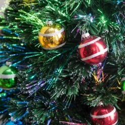 4' Fiber Optic Fireworks Artificial Christmas Tree With Glittered Ball Ornaments -Deals AMS Store 766036 73eb805f 41e6 40ba b904 b65f9382bc85