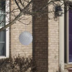 8" Twinkling LED Sphere Christmas Ornament With 9 Light Functions -Deals AMS Store 988825 10