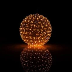 8" Twinkling LED Sphere Christmas Ornament With 9 Light Functions -Deals AMS Store 988825 7