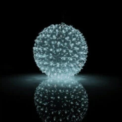 8" Twinkling LED Sphere Christmas Ornament With 9 Light Functions -Deals AMS Store 988826 2
