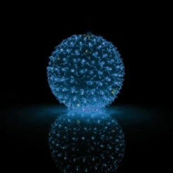 8" Twinkling LED Sphere Christmas Ornament With 9 Light Functions -Deals AMS Store 988828 3