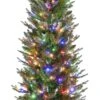 7' Plymouth Fir Power Pole Artificial Christmas Tree With Color-Changing LED Lights -Deals AMS Store 989067