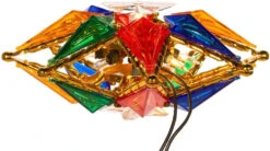 Multi-Colored 8-Point Christmas Star Tree Topper -Deals AMS Store 989101 7