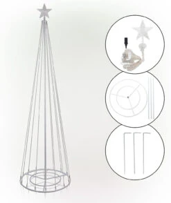 8.83' Tower Christmas Tree With Multi-Functional LED Lights -Deals AMS Store 989175 9