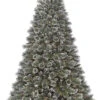 7.5' Frosted Crystal Elegance Pine Starry LED PowerConnect™ Pre-Lit Artificial Christmas Tree -Deals AMS Store 989982