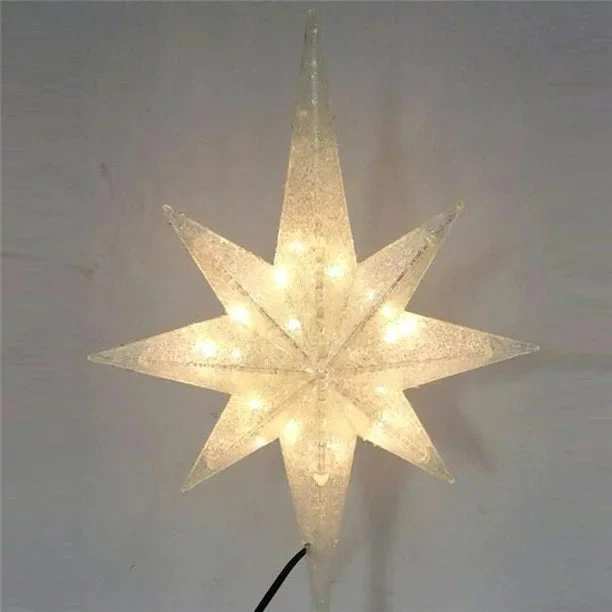 Warm White LED Christmas Star Tree Topper 5 Warm White LED Christmas Star Tree Topper - Image 3