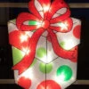 16" Christmas Present Lighted Shimmer Window Decoration Silhouette -Deals AMS Store 992340 2