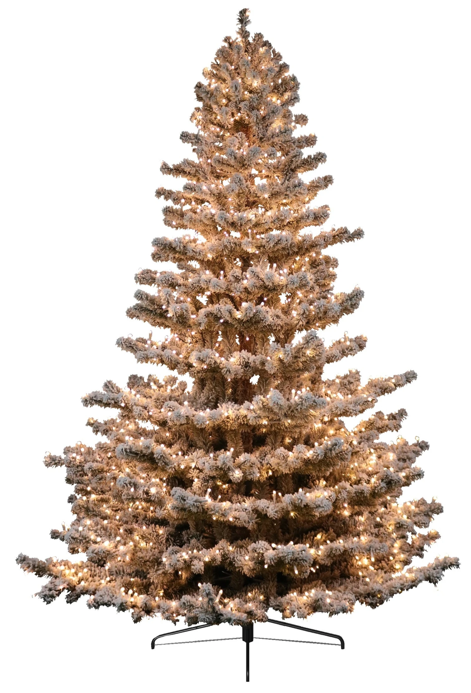 7.5' Frosted Vermont Spruce 16-Function Starry Lights LED Artificial Christmas Tree