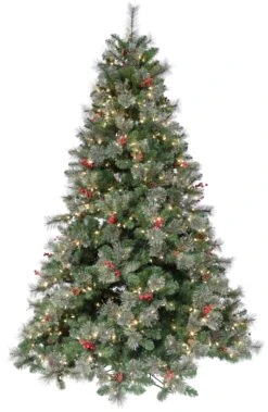 9' Essex Pine Instant Lite Pole Pre-Lit Artificial Christmas Tree