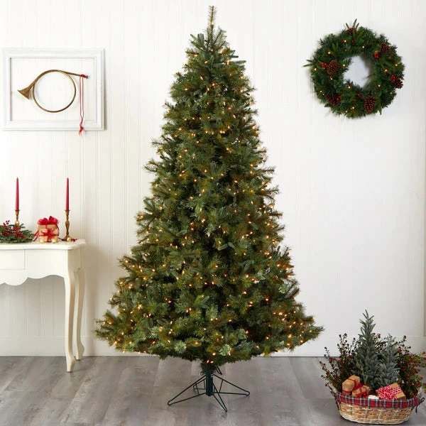 7.5' Narrow New Carrington Instant Lite Pole Pre-Lit Artificial Christmas Tree 5 7.5' Narrow New Carrington Instant Lite Pole Pre-Lit Artificial Christmas Tree - Image 3