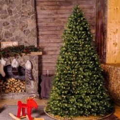 10' New Carrington Instant Lite Pole Pre-Lit Artificial Christmas Tree -Deals AMS Store 993105 2