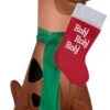 3.5' Gemmy Christmas Airblown® Inflatable Scooby-Doo With Santa Hat And Stocking -Deals AMS Store 993472 2