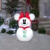 3.5' Airblown® Snowman Minnie Mouse Christmas Inflatable -Deals AMS Store 993484 2