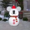 3.5' Airblown® Snowman Mickey Mouse Christmas Inflatable -Deals AMS Store 993485 3