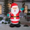 7' Airblown® Waving Santa With Candy Cane Christmas Inflatable -Deals AMS Store 993502 2