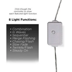 Pre-Lit Artificial Christmas Tree Sculpture With Multi-Colored LED Lights -Deals AMS Store 995930 5