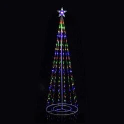 Pre-Lit Artificial Christmas Tree Sculpture With Multi-Colored LED Lights -Deals AMS Store 995930 6