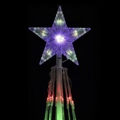 Pre-Lit Artificial Christmas Tree Sculpture With Multi-Colored LED Lights -Deals AMS Store 995930 7