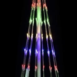 Pre-Lit Artificial Christmas Tree Sculpture With Multi-Colored LED Lights -Deals AMS Store 995930 8