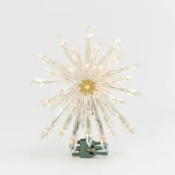 13.5" Warm White LED Starburst Christmas Tree Topper -Deals AMS Store 996881 4