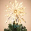 13.5" Warm White LED Starburst Christmas Tree Topper -Deals AMS Store 996881 5