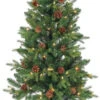 Pre-Lit Natural Cut Hudson Pine Artificial Christmas Tree With Clear Lights In Pot -Deals AMS Store 997260
