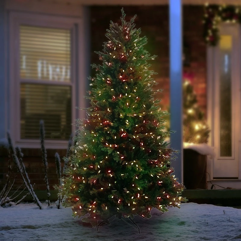 7.5' Deluxe Royal Northern Fir Life-Like Pre-Lit Artificial Christmas Tree 4 7.5' Deluxe Royal Northern Fir Life-Like Pre-Lit Artificial Christmas Tree - Image 2