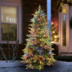 7.5' Deluxe Kensington Fir Pre-Lit Artificial Christmas Tree -Deals AMS Store 997431 3