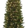 Northern Maine Spruce Instant Lite Pole Pre-Lit Narrow Artificial Christmas Trees -Deals AMS Store 998010