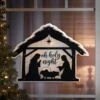 10 Light Shimmer Nativity Scene Christmas Silhouette 2 10 Light Shimmer Nativity Scene Christmas Silhouette -Deals AMS Store IG128400NATIVITY
