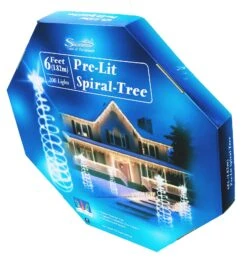 6' Spiral Lighted Christmas Trees -Deals AMS Store RA404G11