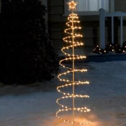 6' Spiral Lighted Christmas Trees -Deals AMS Store christmas 6 spiral lighted christmas trees 1