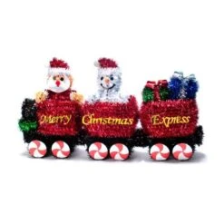 3D Tinsel Christmas Train Holiday Decoration -Deals AMS Store effe4ce9a04d82bad68b02febb9eab26