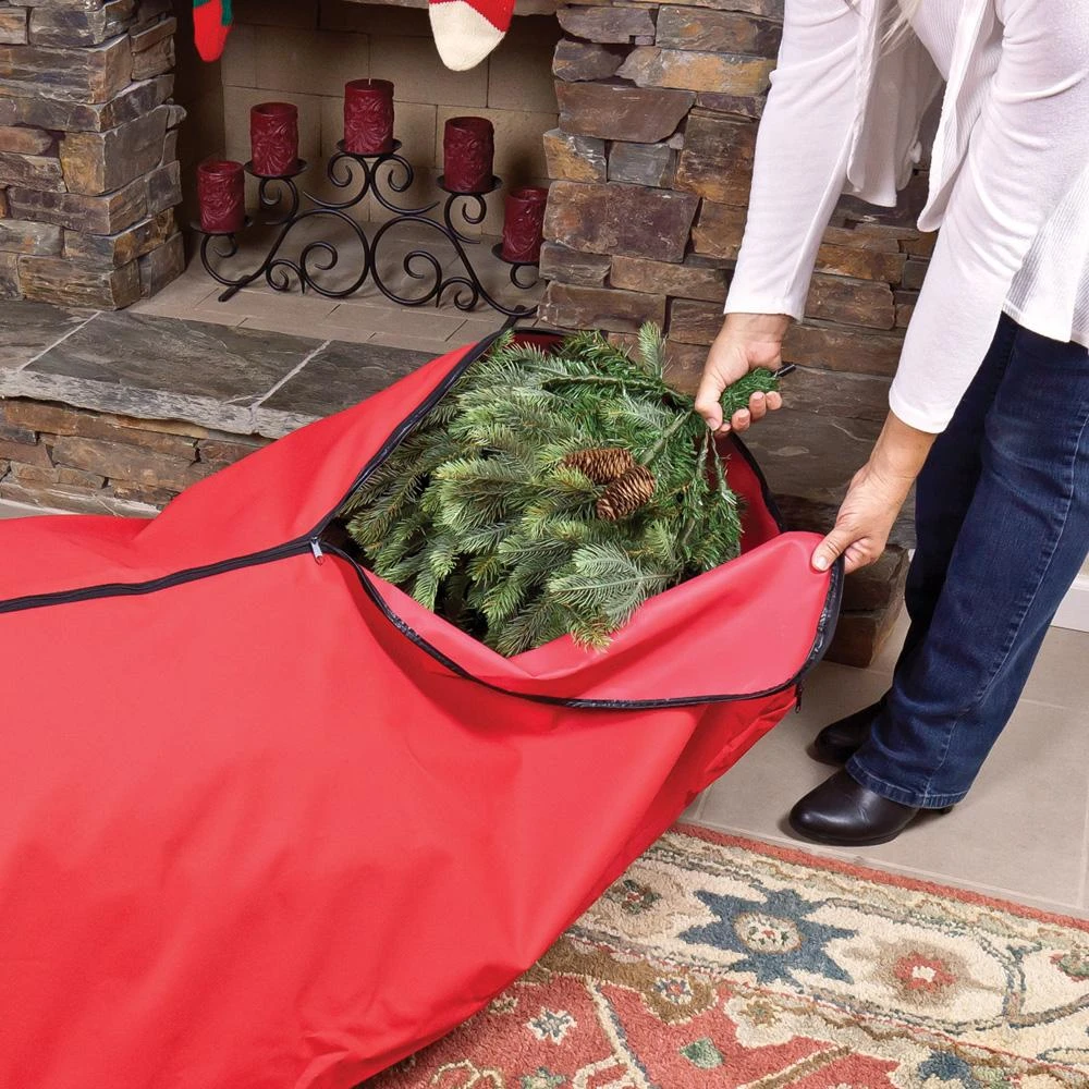 9' Artificial Christmas Tree Rolling Storage Bag 4 9' Artificial Christmas Tree Rolling Storage Bag - Image 2